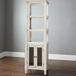 Cream Savannah Bookshelf-Kirkland's Home Sale