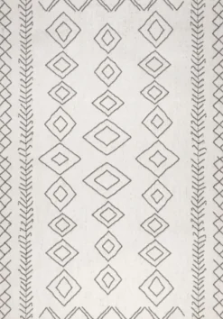 Cream Serna Tribal Outdoor Area Rug, 5X7-Kirkland's Home Fashion