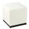 Cream Sherpa Boucle Cube Ottoman-Kirkland's Home Clearance