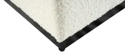 Cream Sherpa Boucle Cube Ottoman-Kirkland's Home Clearance