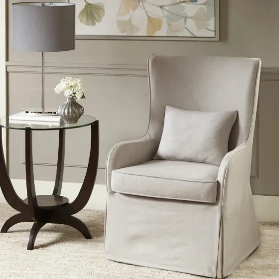 Cream Slipcovered Accent Chair-Kirkland's Home Discount