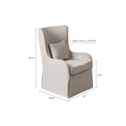 Cream Slipcovered Accent Chair-Kirkland's Home Discount