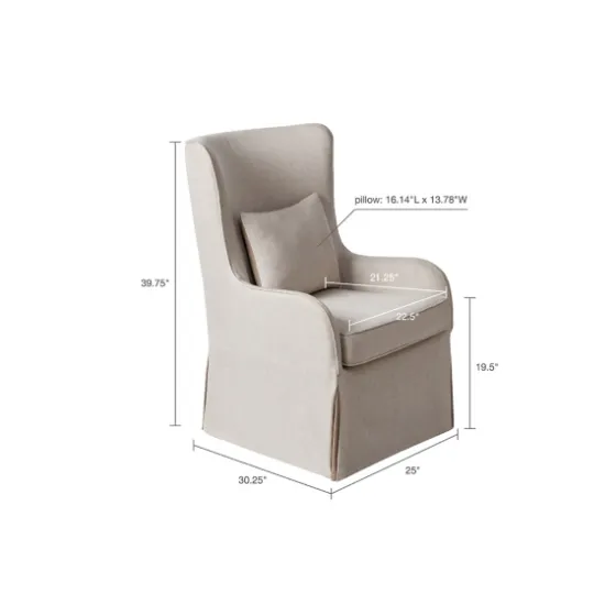 Cream Slipcovered Accent Chair-Kirkland's Home Discount