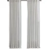 Cream Solid Pleated Single Curtain Panel, 84 In.-Kirkland's Home Discount