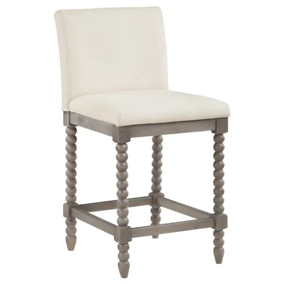 Cream Spindle Legs Counter Stool-Kirkland's Home Flash Sale
