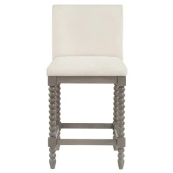 Cream Spindle Legs Counter Stool-Kirkland's Home Flash Sale