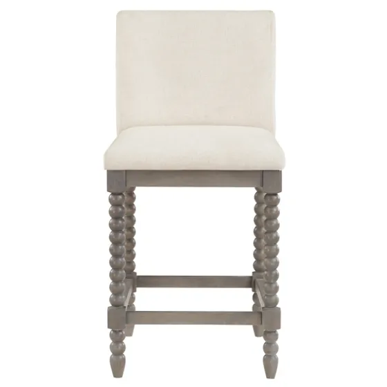 Cream Spindle Legs Counter Stool-Kirkland's Home Flash Sale