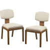 Cream Square Back Dining Chairs, Set Of 2-Kirkland's Home Sale