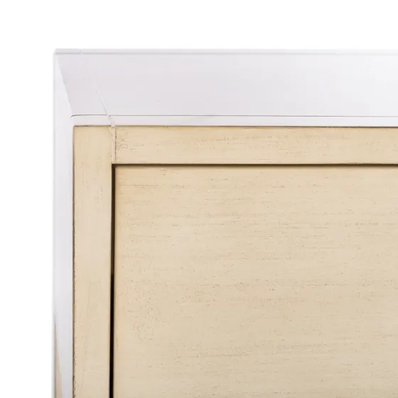 Cream Square Wood Nightstand-Kirkland's Home New