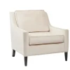 Cream Swoop Arms Upholstered Armchair-Kirkland's Home Clearance