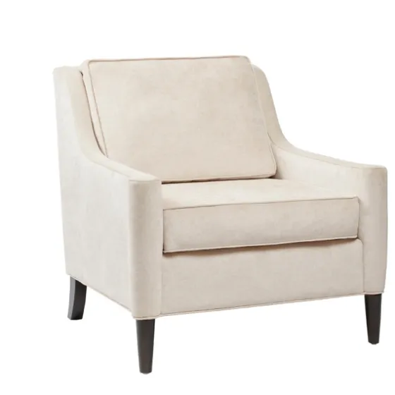 Cream Swoop Arms Upholstered Armchair-Kirkland's Home Clearance