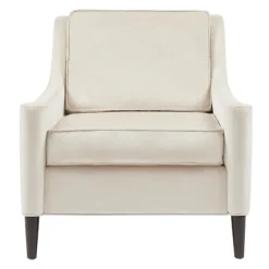 Cream Swoop Arms Upholstered Armchair-Kirkland's Home Clearance
