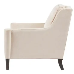 Cream Swoop Arms Upholstered Armchair-Kirkland's Home Clearance