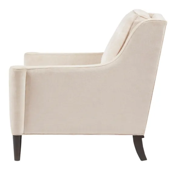 Cream Swoop Arms Upholstered Armchair-Kirkland's Home Clearance