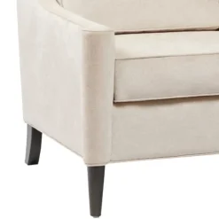 Cream Swoop Arms Upholstered Armchair-Kirkland's Home Clearance