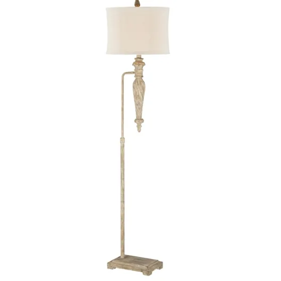 Cream Traditional Spindle Floor Lamp-Kirkland's Home Outlet