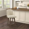 Cream Tufted Back Swivel Counter Stool-Kirkland's Home Fashion