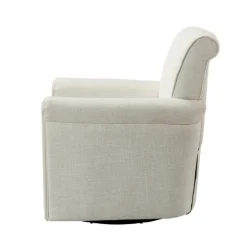 Cream Tufted Swivel Accent Chair-Kirkland's Home Best Sale