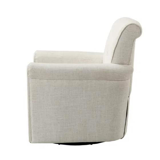 Cream Tufted Swivel Accent Chair-Kirkland's Home Best Sale