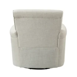 Cream Tufted Swivel Accent Chair-Kirkland's Home Best Sale