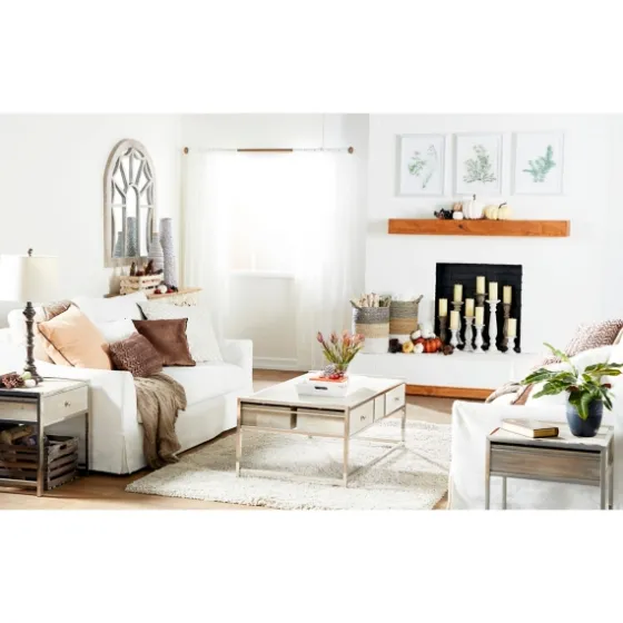 Cream Vintage Fir Wood Arch Framed Mirror-Kirkland's Home Discount
