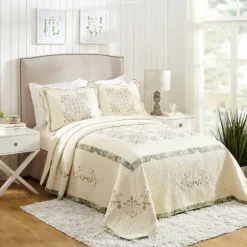 Cream Vintage Treasure King Bedspread-Kirkland's Home Flash Sale