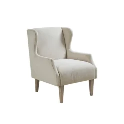 Cream Wingback Martha Stewart Accent Chair-Kirkland's Home Fashion