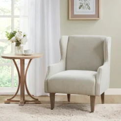 Cream Wingback Martha Stewart Accent Chair-Kirkland's Home Fashion