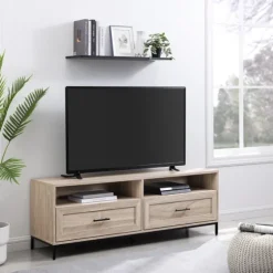 Cream Wood 2-Drawer Tv S D-Kirkland's Home Online