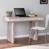 Cream Wood Faux Marble Desk-Kirkland's Home Cheap