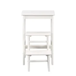 Cream Wooden 3-Level Step Stool-Kirkland's Home Online
