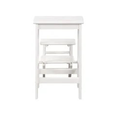 Cream Wooden 3-Level Step Stool-Kirkland's Home Online