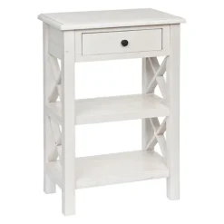 Cream Wooden Plank Side Table-Kirkland's Home Hot