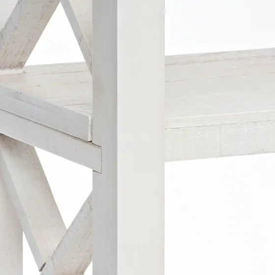 Cream Wooden Plank Side Table-Kirkland's Home Hot