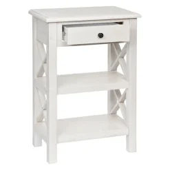 Cream Wooden Plank Side Table-Kirkland's Home Hot
