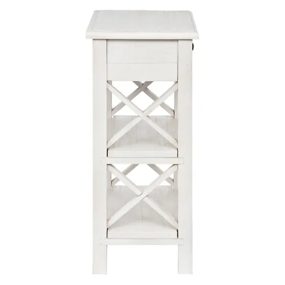 Cream Wooden Plank Side Table-Kirkland's Home Hot