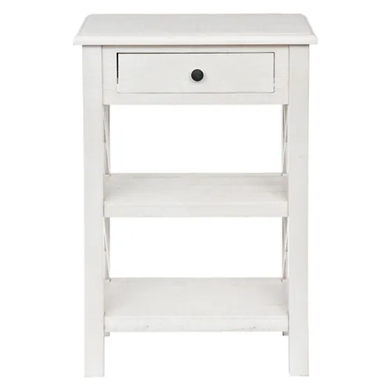 Cream Wooden Plank Side Table-Kirkland's Home Hot