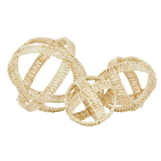 Cream Woven Decorative Orbs, Set Of 3-Kirkland's Home Store