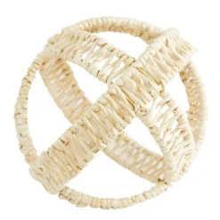 Cream Woven Decorative Orbs, Set Of 3-Kirkland's Home Store