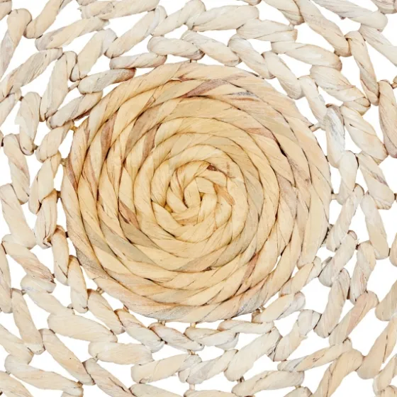 Cream Woven Dried Plant Wall Sculptures, Set Of 3-Kirkland's Home Discount