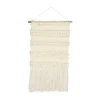 Cream Woven Fringe Macrame Wall Hanging-Kirkland's Home Hot