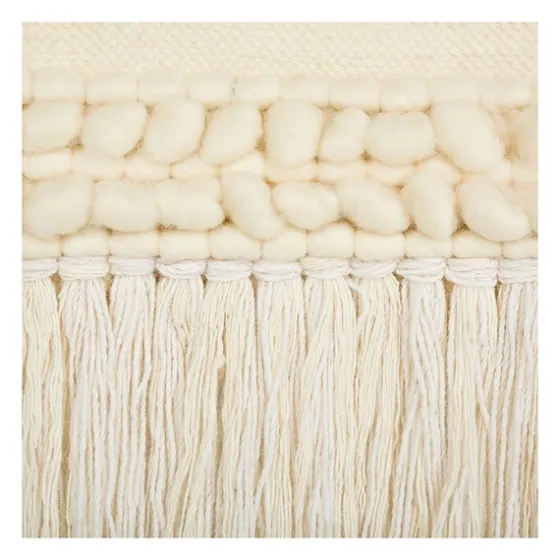 Cream Woven Fringe Macrame Wall Hanging-Kirkland's Home Hot