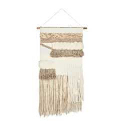 Cream Woven Layered Textured Macrame Wall Hanging-Kirkland's Home Best Sale