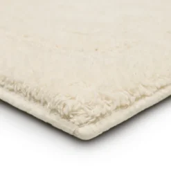 Creme Plush Reversible Cotton Bath Mat, 60 In.-Kirkland's Home Sale