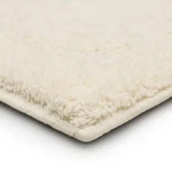 Creme Plush Reversible Cotton Bath Mat, 34 In.-Kirkland's Home Shop