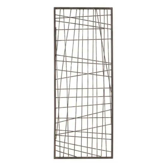 Crosshatch Metal Frame Plaque-Kirkland's Home Cheap