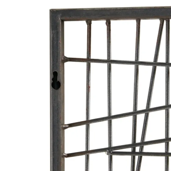 Crosshatch Metal Frame Plaque-Kirkland's Home Cheap