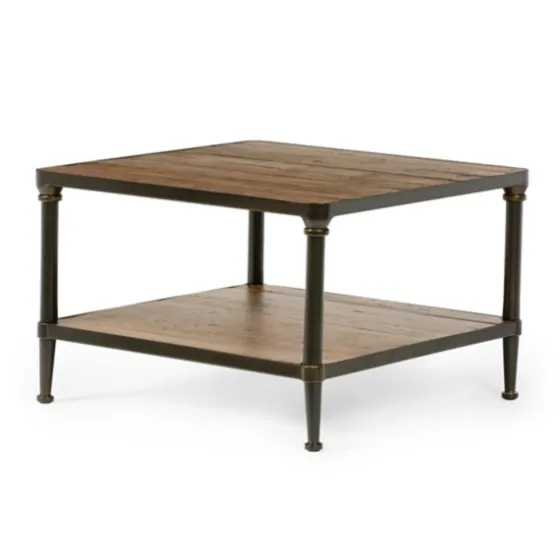 Crowley Wood And Iron Bunching Coffee Table-Kirkland's Home Store