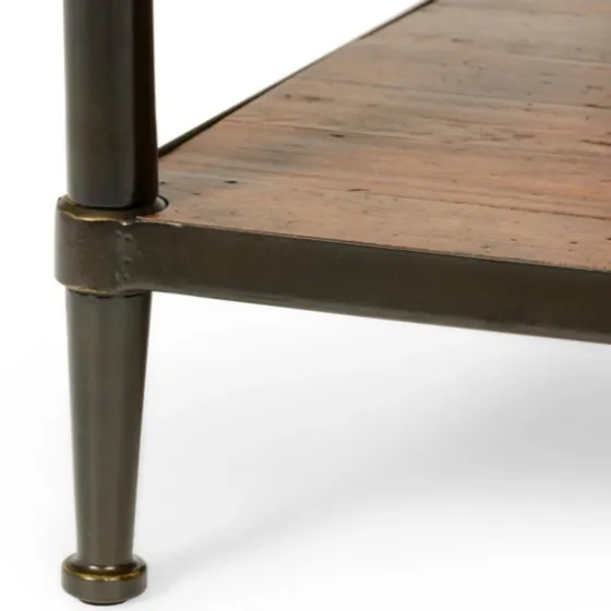 Crowley Wood And Iron Bunching Coffee Table-Kirkland's Home Store