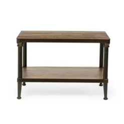 Crowley Wood And Iron Bunching Coffee Table-Kirkland's Home Store